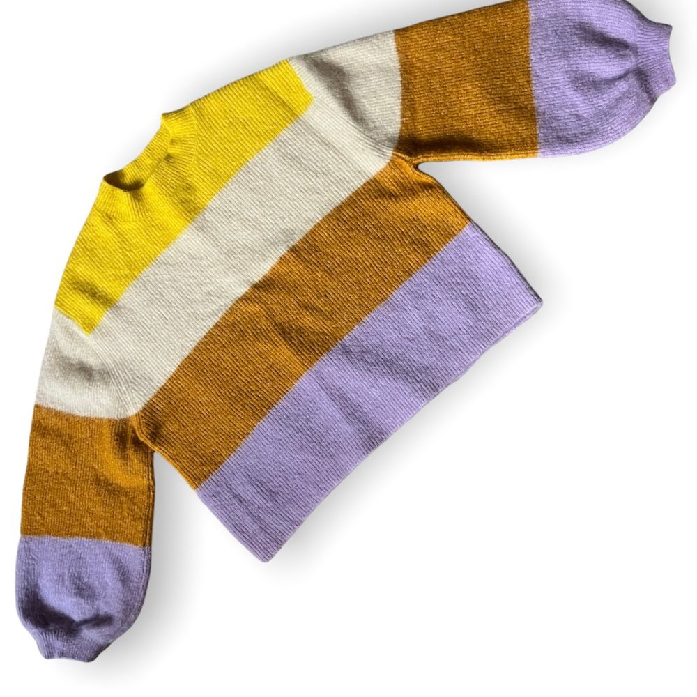 H&M Mohair Sweater Balloon Sleeves Soft Sz Small